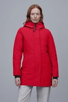Chamarras Canada Goose Mujer Mexico - Victoria Abrigos Rojos NI1406975